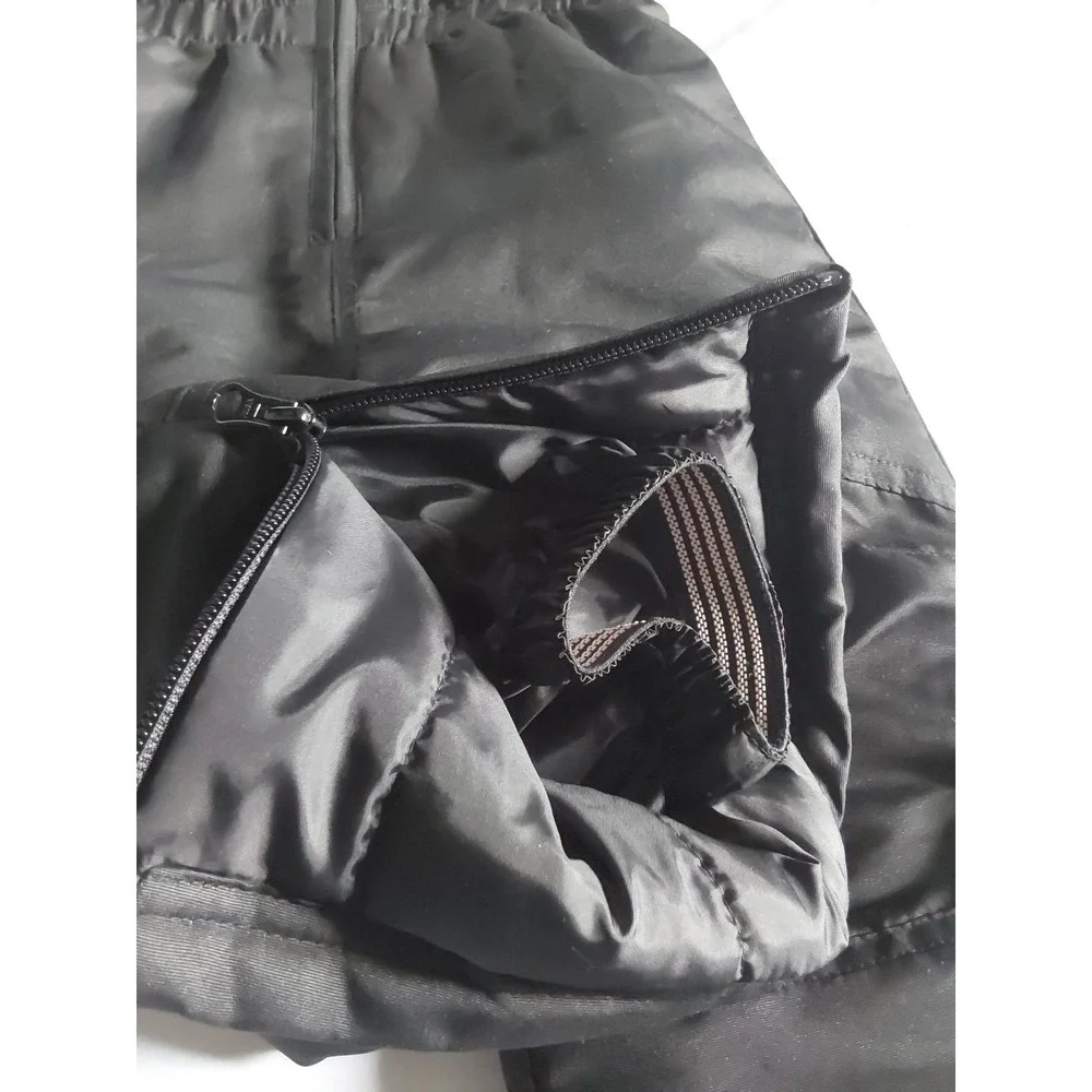 Falls Creek Black Unisex Snowdrift Insulated Snow Toddler Bibs‎ 3T NWT